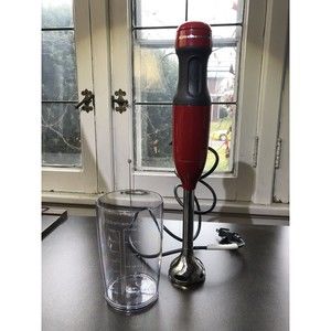 KitchenAid Red Immersion Hand Blender - Powerful Home Kitchen Tool